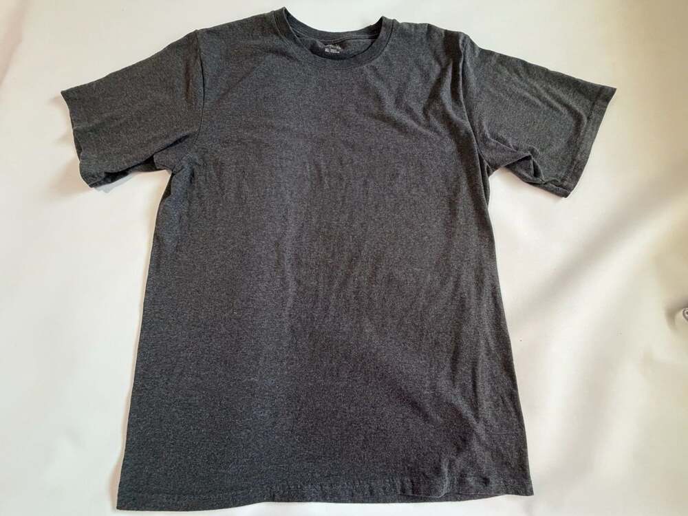 BCG Shirt Mens XL Gray Heather Basic Crew Neck Short Sleeve Athletic